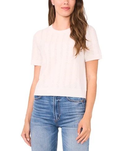 Sam & Jess Women's Short Sleeve Sweater