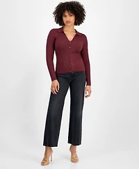 Guess Women's Long Sleeve Ribbed Miranda Sweater