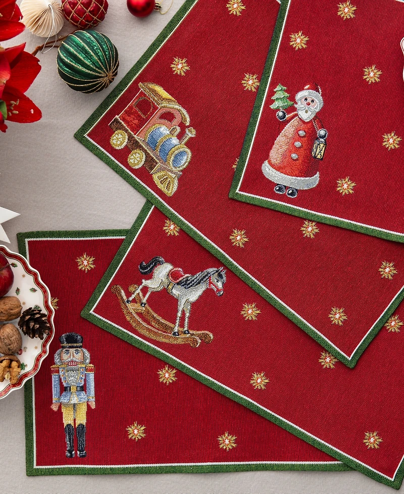 Villeroy & Boch 2025 Toy's Delight Anniversary Placemats, Set of 4