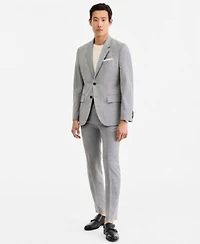 Hugo By Hugo Boss Men Modern Fit Dark Gray Suit Separates