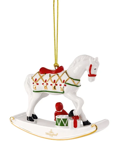 Villeroy & Boch 2025 Christmas Classics Annual Rocking Horse Ornament