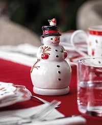 Villeroy & Boch Nostalgic Memory Turning Snowman Musical Figurine