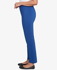 Alfred Dunner Women's Classic Allure Fitted Stretch Medium Length Pants