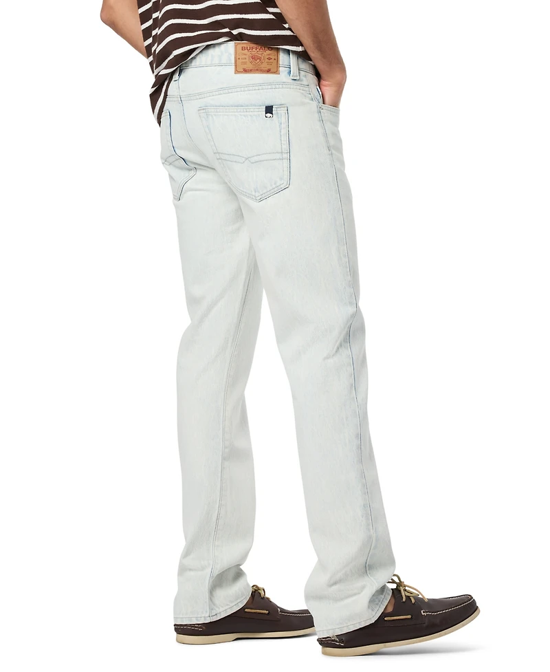 Buffalo David Bitton Men's Straight Six Relaxed Fit Jeans