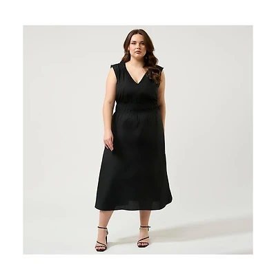 Estelle Allyssa Elasticated Midi Dress