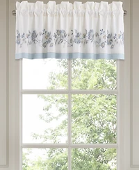 J Queen New York Garden Bloom Window Straight Valance, 21" x 88"