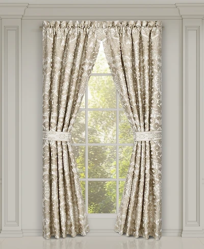 J Queen New York Amaretto Window Panel Pair
