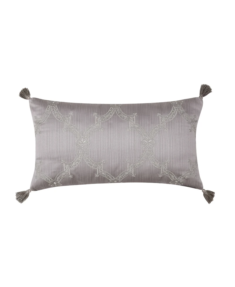 J Queen New York Mary Boudoir Embellished Decorative Pillow, 15" x 21"