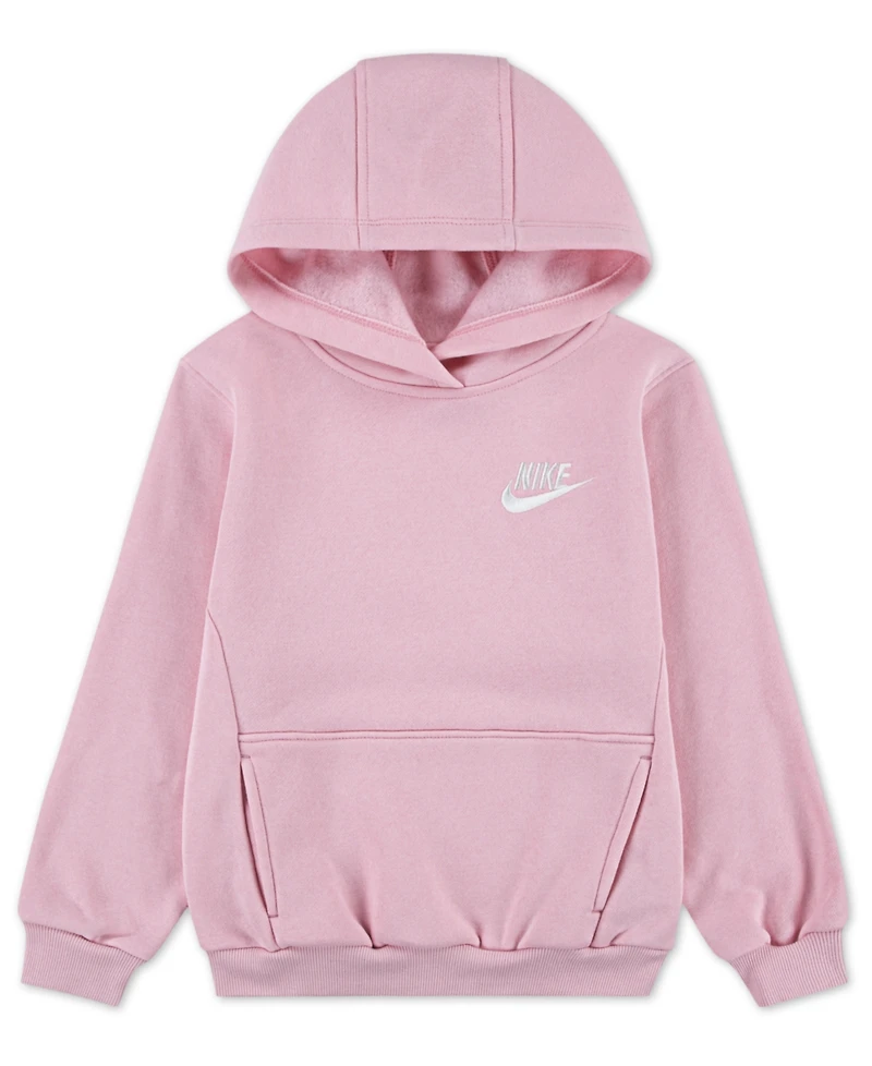 Nike Toddler and Little Girls Club Fleece Pull On Hoodie