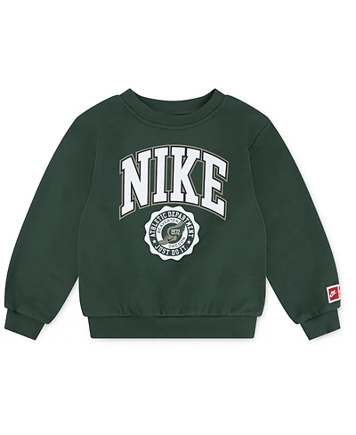 Nike Toddler and Little Boys Sportswear P.e. Graphic Crewneck Sweatshirt