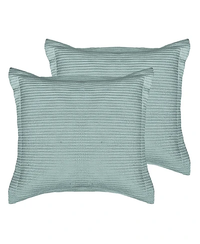 Levtex Cloud Waffle 2-Pc. Sham Set, European