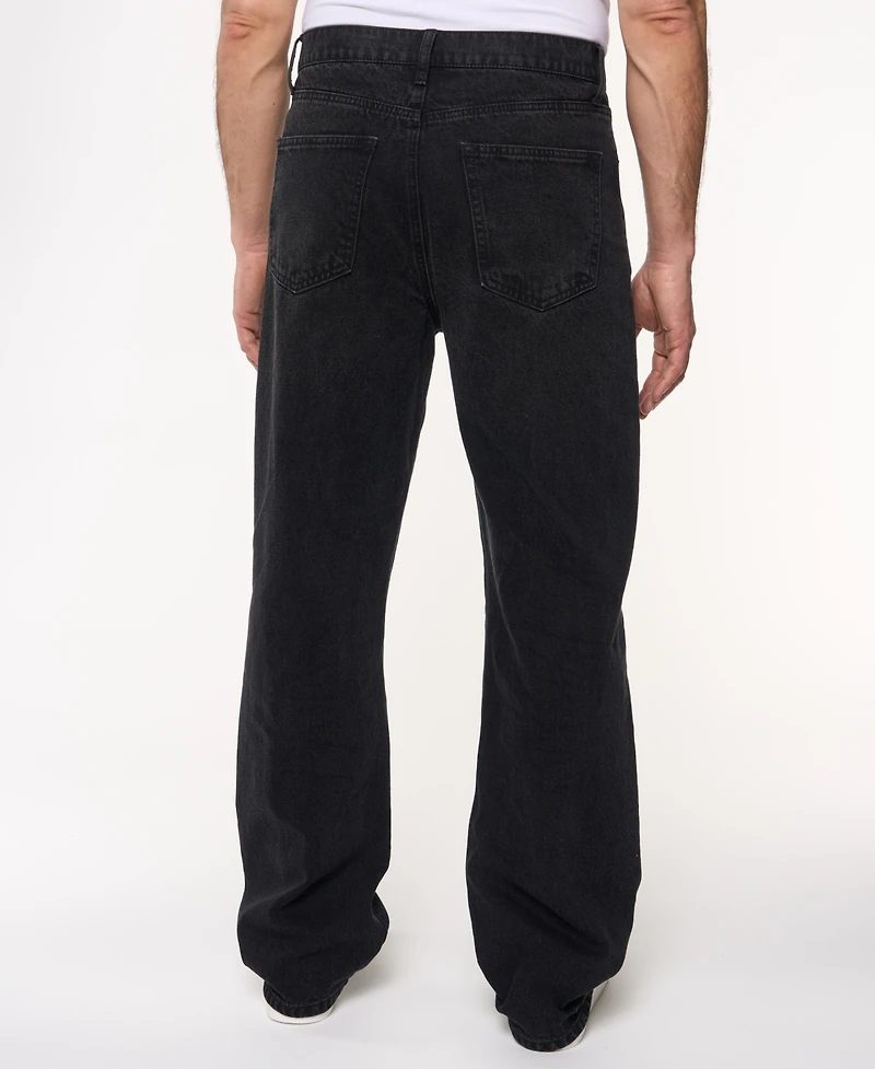 Lazer Men's Loose Fit Denim Jeans