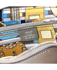 Pre-Owned Hermes Compact Azap Zip Around Wallet Silk'in Evercolor