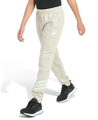 adidas Big Boys Elastic Waistband 3-Stripe Jogger Pants