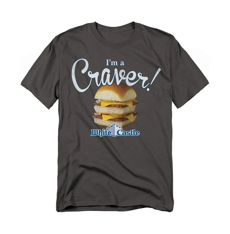 Logovision Men's White Castle Craver T-Shirt