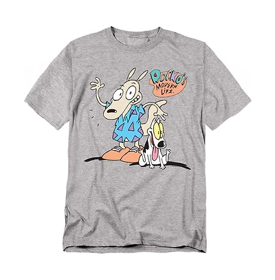 Logovision Men's Rocko's Modern Life Spunky Logo T-Shirt