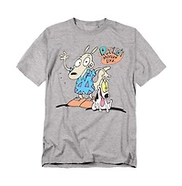 Logovision Men's Rocko's Modern Life Spunky Logo T-Shirt