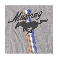 Logovision Men's Ford Mustang Stripes T-Shirt