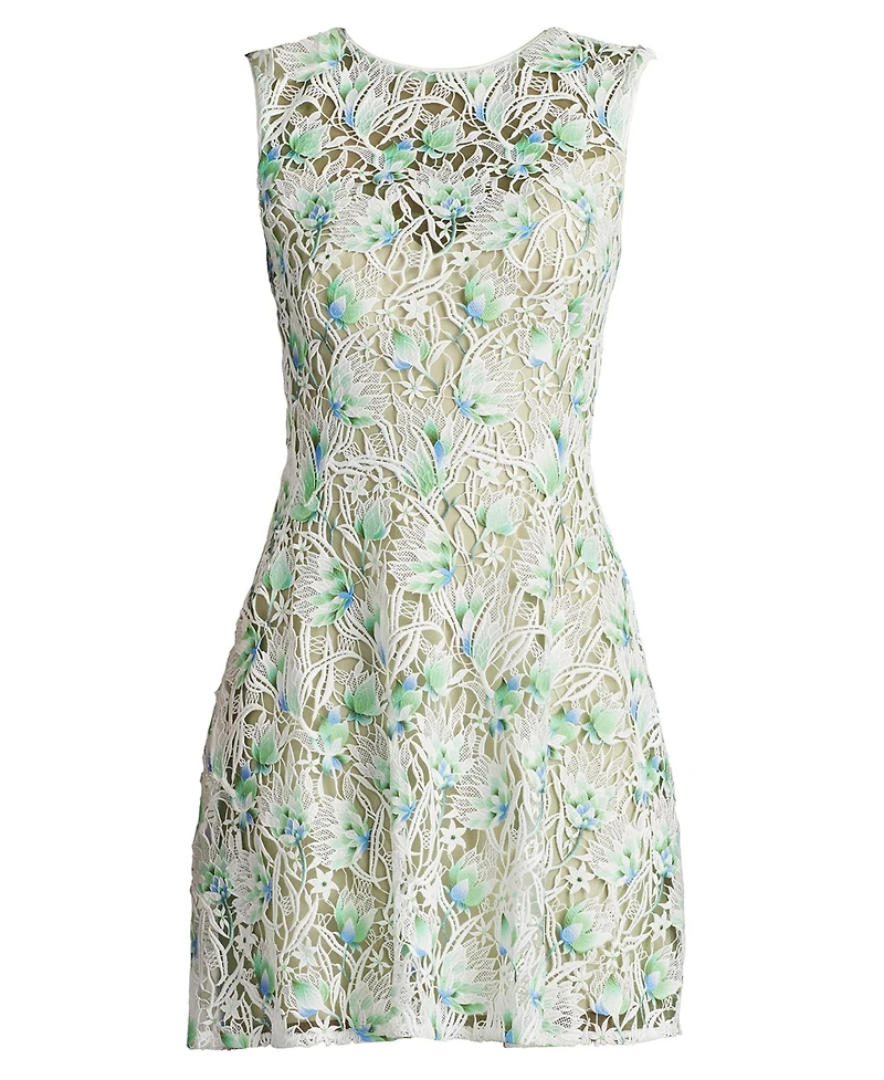 Tadashi Shoji Women's Pyla 3D Floral Embroidered Mini Dress
