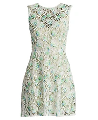 Tadashi Shoji Women's Pyla 3D Floral Embroidered Mini Dress