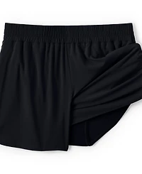Lands' End Women's Active Woven 4" Shorts with Brief