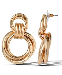 Jessica Simpson Interlocking Loop Earrings