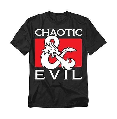 Logovision Men's Dungeons And Dragons Chaotic Evil T-Shirt