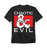 Logovision Men's Dungeons And Dragons Chaotic Evil T-Shirt