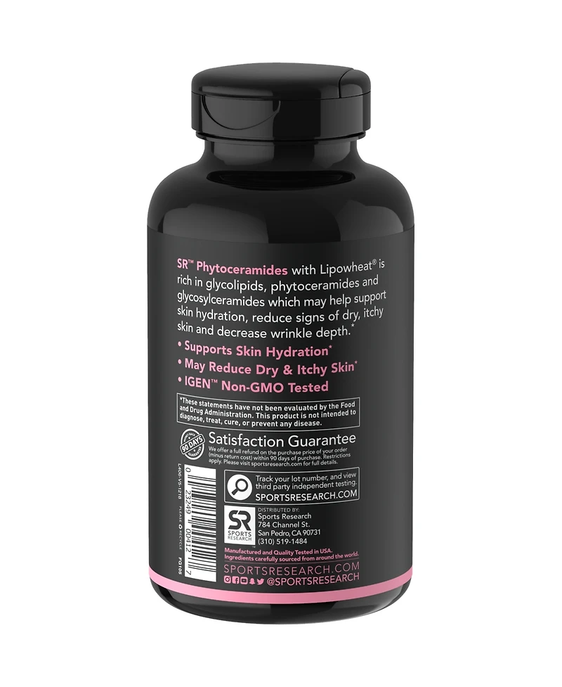 Sports Research Phytoceramides Mini-Gels 350 mg