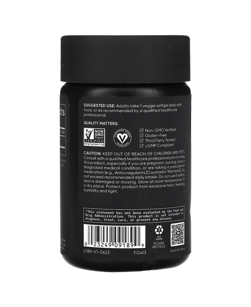 Sports Research Vitamin K2 Plant-Based 100 mcg
