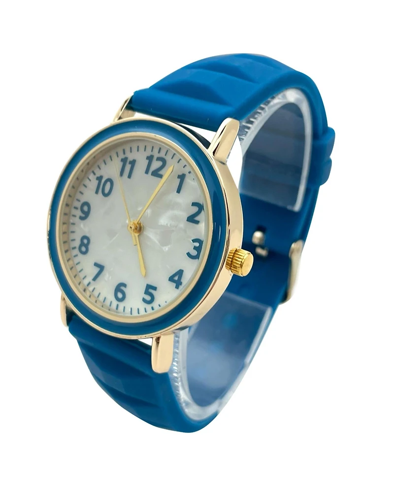 Olivia Pratt Solid Vibrant Color Everyday Silicone Women Watch
