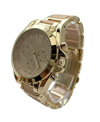 Olivia Pratt Beige Big Bold Gold and Bright Colors Women Watch