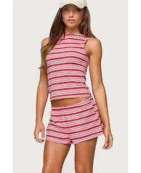 Edikted Women's Glennon Striped Top