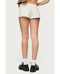 Edikted Womens Annalisa Pinstripe Shorts