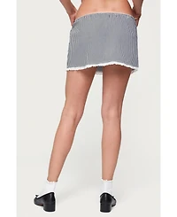 Edikted Women's Paige Gingham Mini Skort