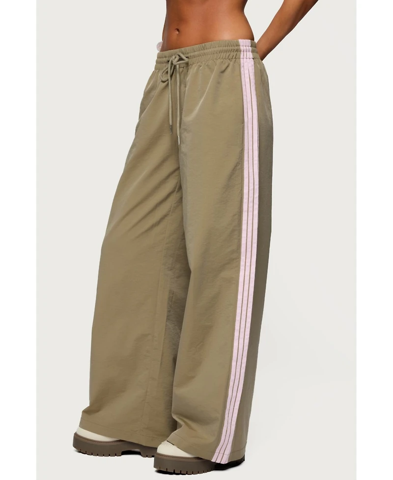 Edikted Women's Annabella Nylon Track Pants