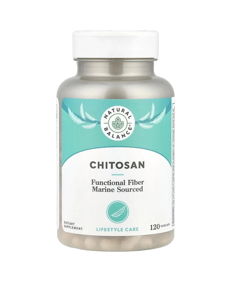 Natural Balance Chitosan 1000mg Fiber Supplement | Healthy Weight Management Formula with