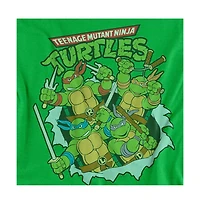 Logovision Men's Teenage Mutant Ninja Turtles Group Retro T-Shirt