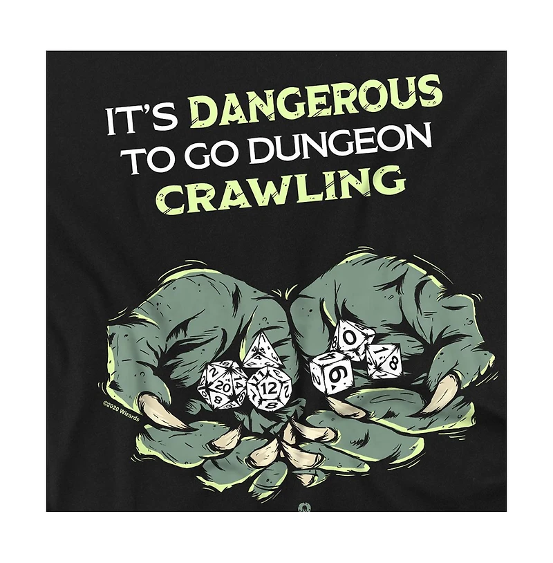 Logovision Men's Dungeons Dragons It's Dangerous T-Shirt