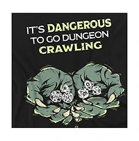 Logovision Men's Dungeons Dragons It's Dangerous T-Shirt