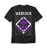 Logovision Men's Dungeons Dragons Warlock Wisdom Charisma T-Shirt