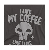 Logovision Men's Magic The Gathering I Like My Coffee Black T-Shirt
