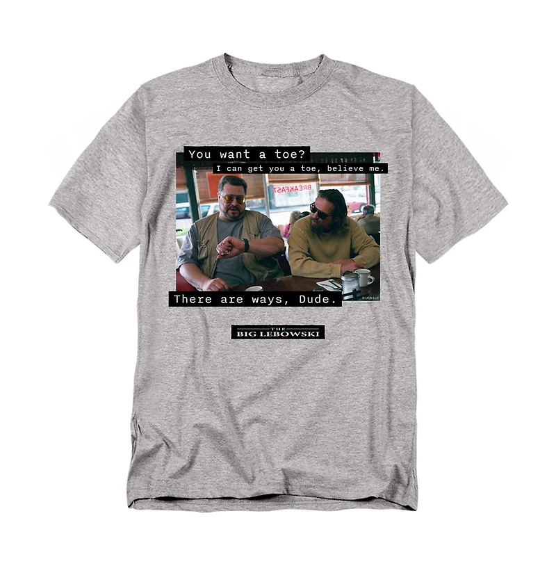 Logovision Men's The Big Lebowski You Want A Toe T-Shirt
