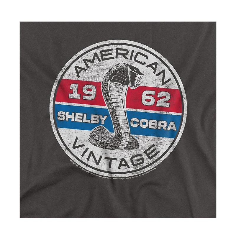 Logovision Men's Carroll Shelby Vintage Circle T-Shirt