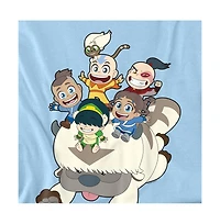 Logovision Men's Avatar The Last Airbender Group Chibi T-Shirt