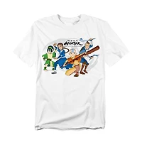 Logovision Men's Avatar The Last Airbender Avatars Group T-Shirt