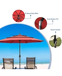 Aoodor Garden Market Umbrella