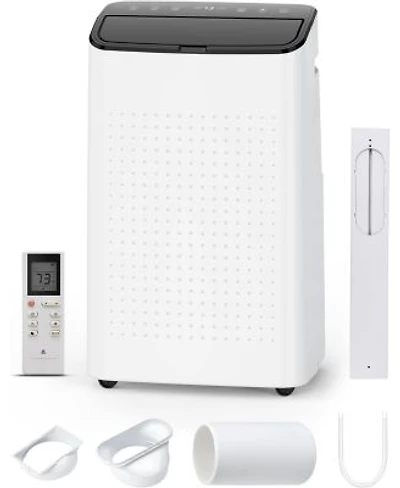 Gaomon 14000 Btu Portable Air Conditioner 3 In 1 Cooling Unit 48db Ultra Quiet Window Kits With Drainage Pipe Remote Control Black Top Cover