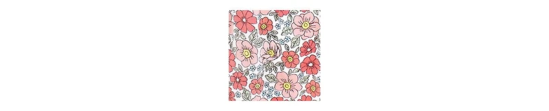 Hudson Baby Girls Cotton Dresses, Coral Pretty Floral