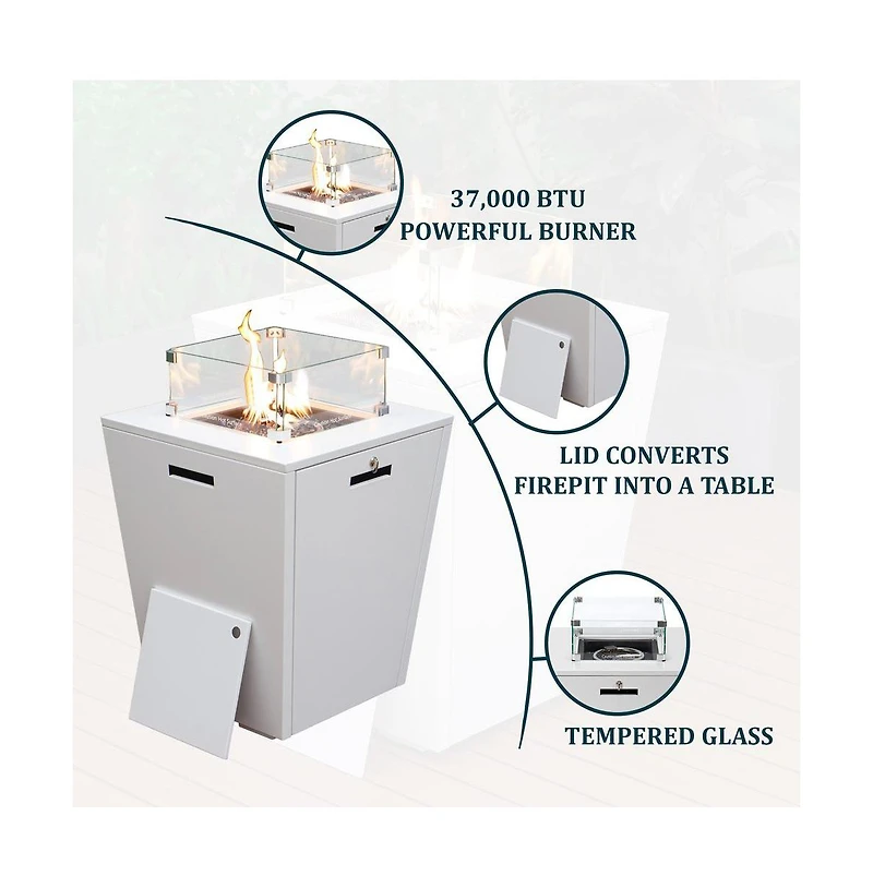 LeisureMod White Aluminum Outdoor Patio Chaise Lounge Chair